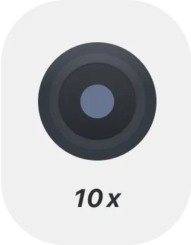 10x zoom preset in ZoomCam